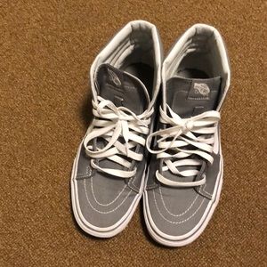 Gray high top vans
